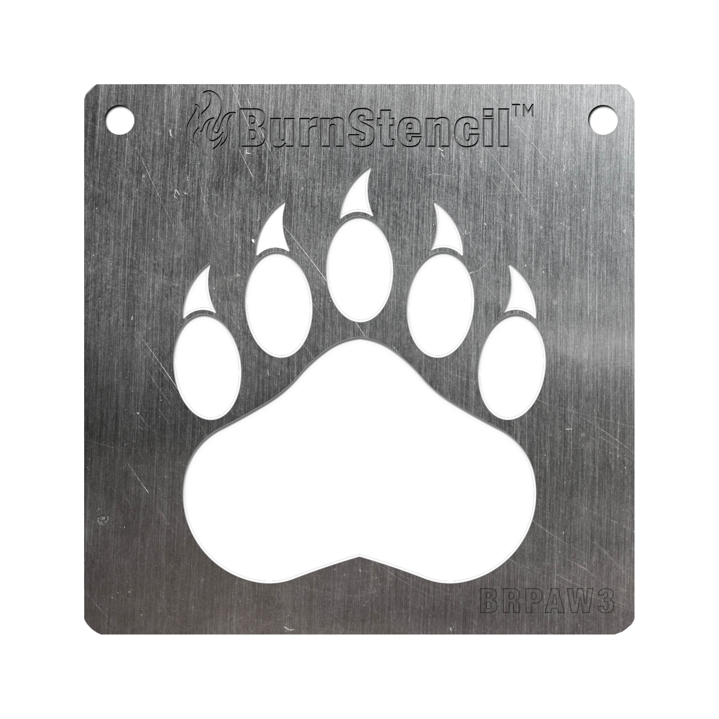 BurnStencil® - Bear Paw (Mini)