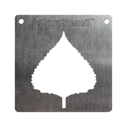 BurnStencil® - Leaf (Cottonwood)