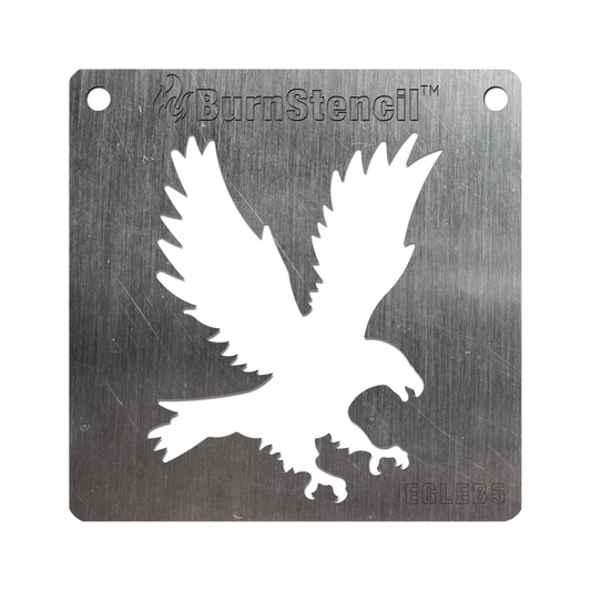 BurnStencil® - Eagle (Preying)