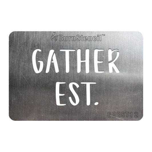 XL BurnStencil® (8" x 12") - Gather/Established