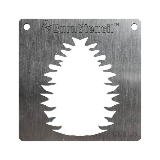 BurnStencil® - Pine Cone