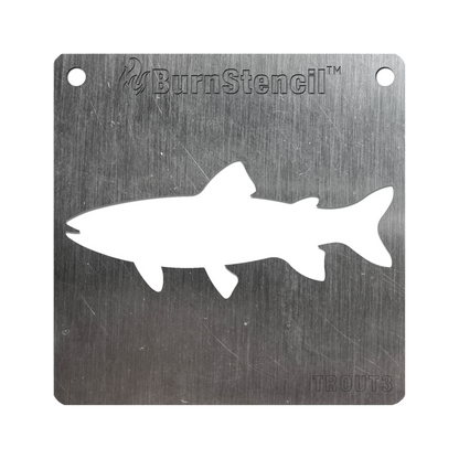 BurnStencil® Mini Fish 4 Pack